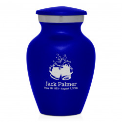 Beer Keepsake Urn - Midnight Blue