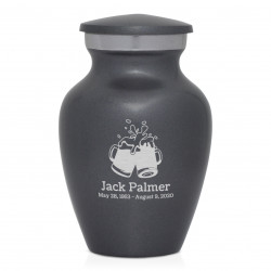 Beer Keepsake Urn - Gunmetal Gray