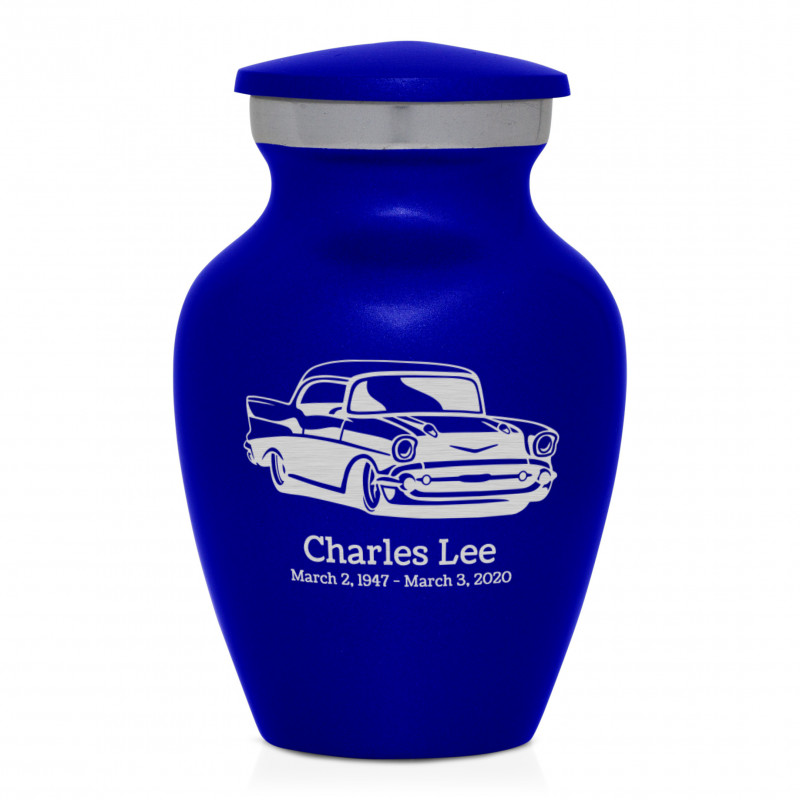 Classic Car Keepsake Urn - Midnight Blue