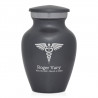 Caduceus Keepsake Urn - Gunmetal Gray