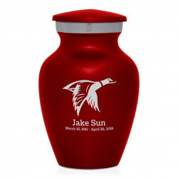 Duck Keepsake Urn - Ruby Red