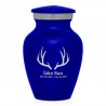 Antlers Keepsake Urn - Midnight Blue