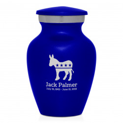 Democratic Donkey Keepsake Urn - Midnight Blue