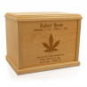 Marijuana Cremation Urn - Signature Alder
