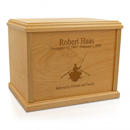 Fisherman Boat Cremation Urn - Signature Alder