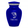 Fishing Keepsake Urn - Midnight Blue