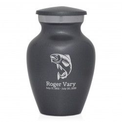Fishing Keepsake Urn - Gunmetal Gray