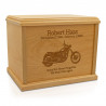 Motorcycle Cremation Urn - Signature Alder