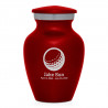 Golf Ball Keepsake Urn - Ruby Red
