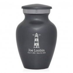Lighthouse Keepsake Urn - Gunmetal Gray