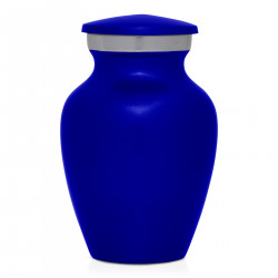Marijuana Keepsake Urn - Midnight Blue