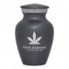 Marijuana Keepsake Urn - Gunmetal Gray