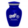 Motorcycle Keepsake Urn - Midnight Blue