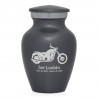 Motorcycle Keepsake Urn - Gunmetal Gray