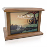 Fishing IV Cremation Urn - Prestige Walnut