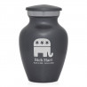 Republican Elephant Keepsake Urn - Gunmetal Gray