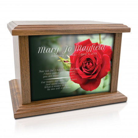 Rose II Cremation Urn - Prestige Walnut