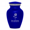 Rose Keepsake Urn - Midnight Blue