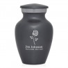 Rose Keepsake Urn - Gunmetal Gray