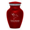 Hummingbird Keepsake Urn - Ruby Red