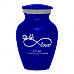 Keepsake Infinite Love Pet Cremation Urn - Midnight Blue
