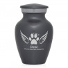 Keepsake Angel Wings Pet Cremation Urn - Gunmetal Gray