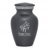 Piano Keepsake Urn - Gunmetal Gray