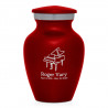 Piano Keepsake Urn - Ruby Red