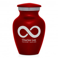 Infinity Keepsake Urn - Ruby Red
