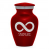 Infinity Keepsake Urn - Ruby Red
