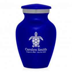Sea Turtle Keepsake Urn - Midnight Blue