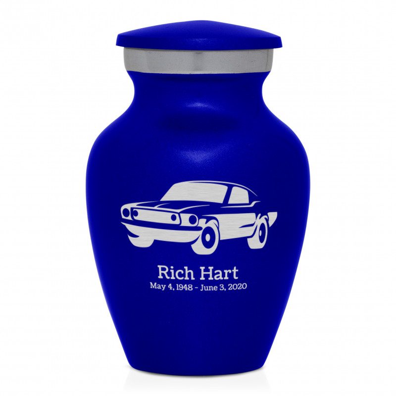 Muscle Car Keepsake Urn - Midnight Blue