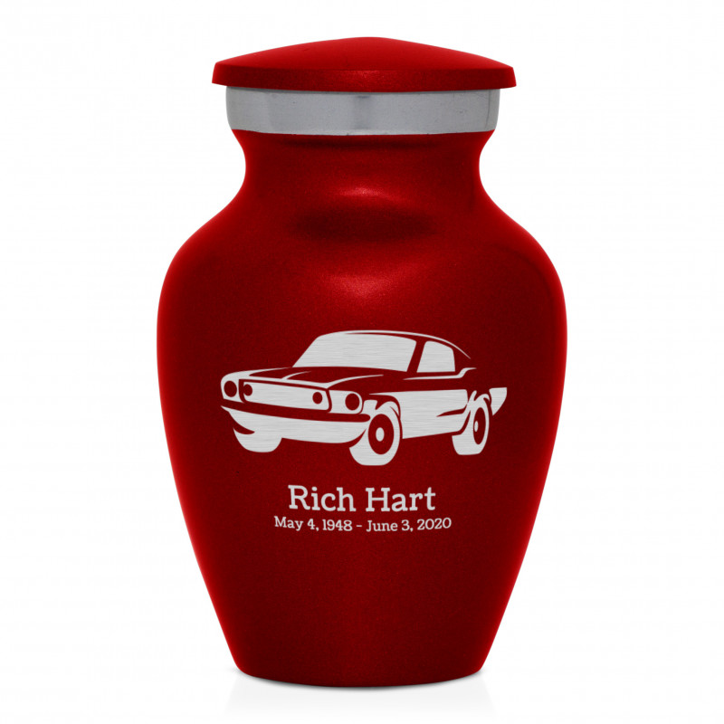Muscle Car Keepsake Urn - Ruby Red