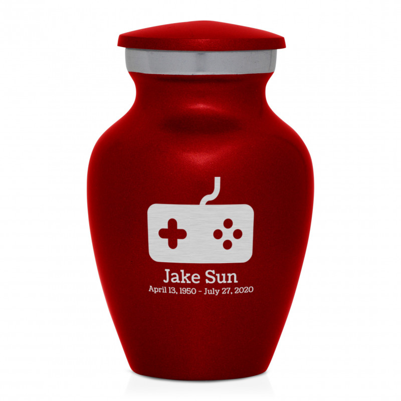 Gaming Keepsake Urn - Ruby Red