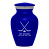 Hockey Sticks Keepsake Urn - Midnight Blue