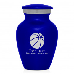 Basketball Keepsake Urn - Midnight Blue