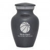 Basketball Keepsake Urn - Gunmetal Gray