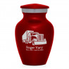 Semi Truck Keepsake Urn - Ruby Red
