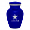 Dallas Star Keepsake Urn - Midnight Blue