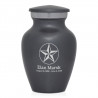 Texas Star Keepsake Urn - Gunmetal Gray