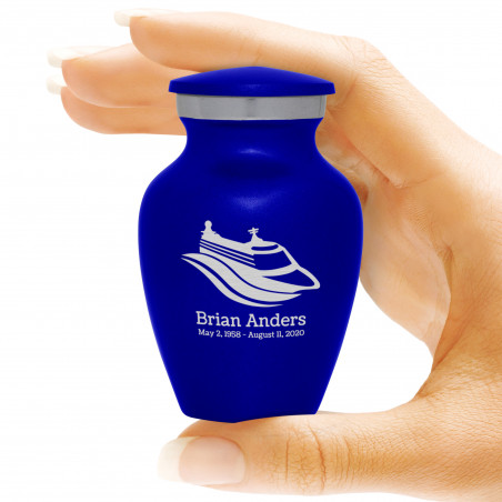 Cruise Ship Keepsake Urn - Midnight Blue