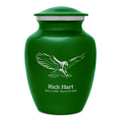 Eagle Sharing Urn - Shamrock Green