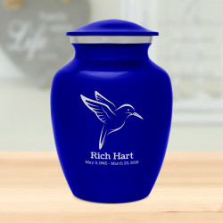 Hummingbird Sharing Urn - Midnight Blue