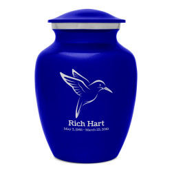 Hummingbird Sharing Urn - Midnight Blue