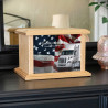Semi Truck Cremation Urn - Prestige Oak