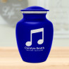 Music Note Sharing Urn - Midnight Blue