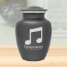 Music Note Sharing Urn - Gunmetal Gray