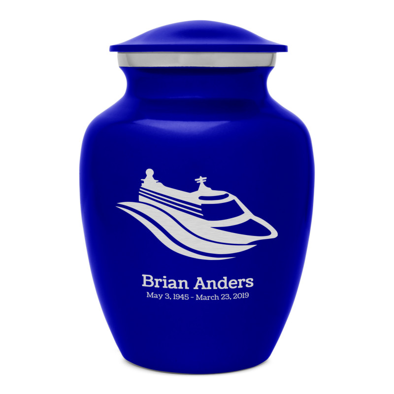Cruise Ship Sharing Urn - Midnight Blue