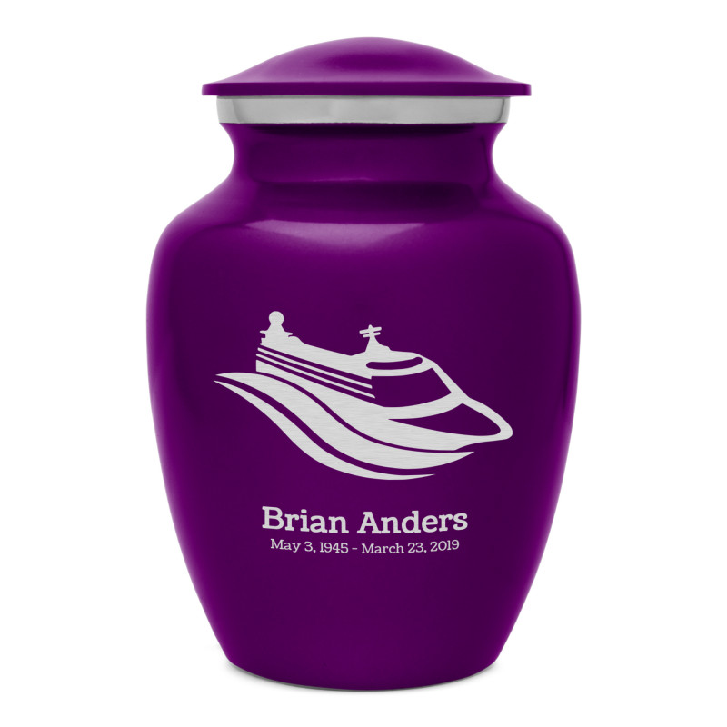 Cruise Ship Sharing Urn - Purple Luster