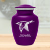 Duck Sharing Urn - Purple Luster